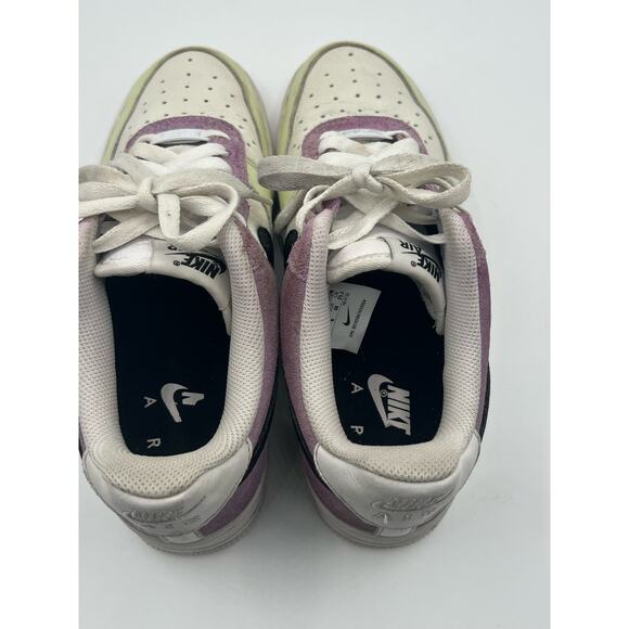 Nike Air Force 1 Low Lime Green‎ And Purple Woman’s Size 8.5 - Picture 2 of 7